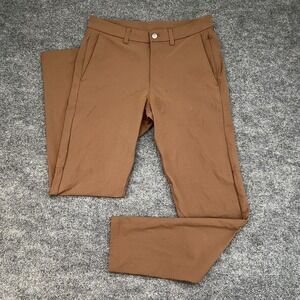 Lululemon Commission Slim-Fit Pant *Warpstreme Dark Mocha Brown Size 30x32